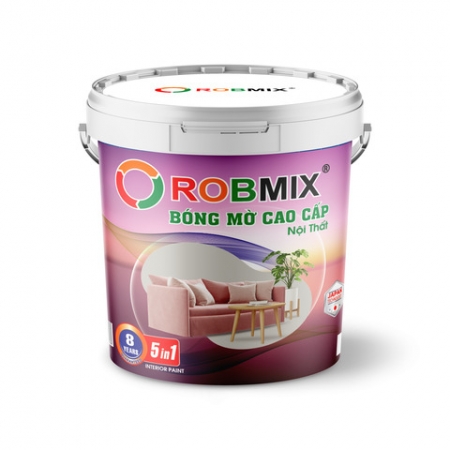 SƠN NỘI THẤT BÓNG MỜ CAO CẤP - 5L