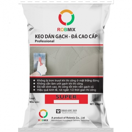 KEO DÁN GẠCH ĐÁ - CAO CẤP 25KG